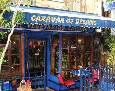 Vegan New York City – Organic Food & Live Music at Caravan of Dreams in the East Village – Perfect for Date Nights!