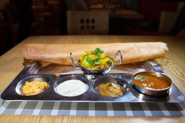 Vegan NYC – Southern Indian Curry and Masala Dosas at Vegetarian Indian Restaurant Dosai