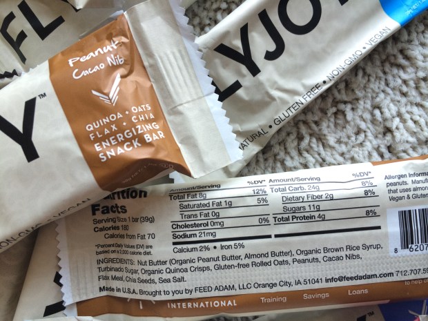 Food Review – FLYJOY Quinoa Bars – Vegan, Non-GMO, Gluten-Free Superfood Snack