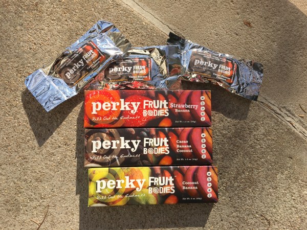 Food Review – Perky Fruit Bodies – Natural, Raw & Gluten-Free Fruit Roll Snacks