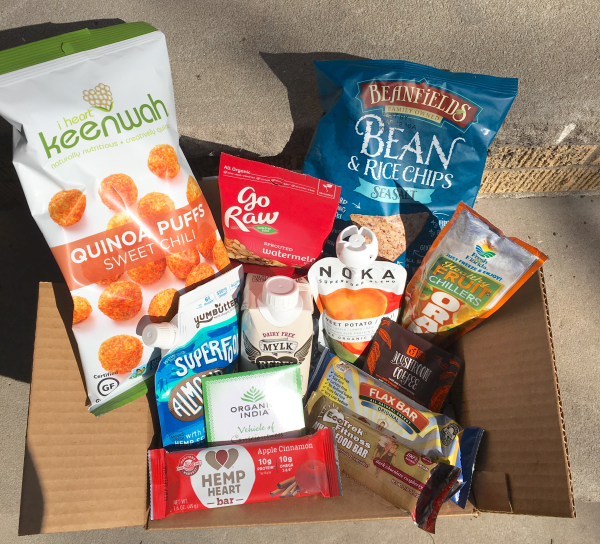 Unboxing the February 2016 Vegan Cuts Snack Box – I Heart Keenwah Quinoa Puffs, Go Raw Sprouted Watermelon Seeds & More