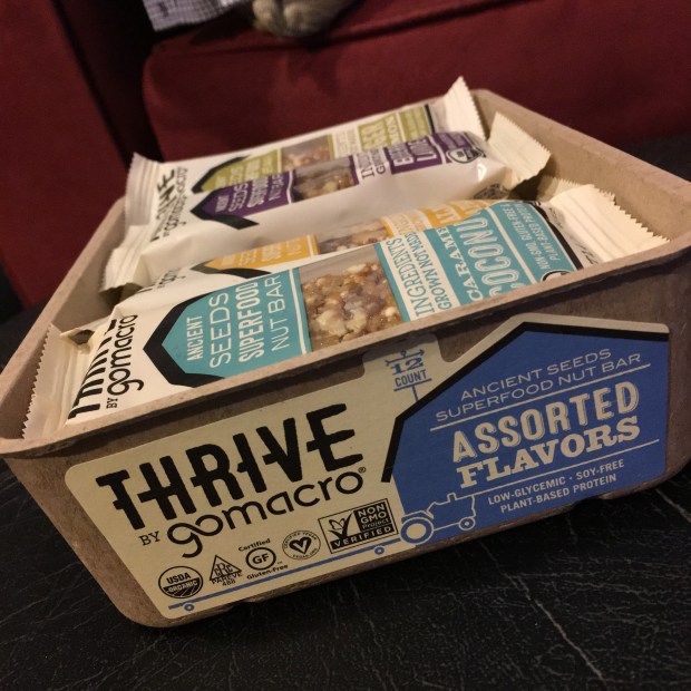 Giveaway — Win an Assorted Box of Organic, Vegan & Gluten-Free GoMacro Thrive Bars