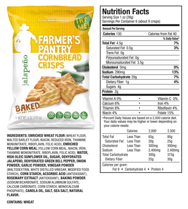 Review – Farmer's Pantry Cornbread Crisps